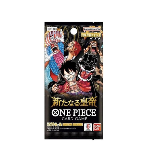Japanese One Piece Bandai Op09 Booster Boxes & Packs (Opened LIVE)