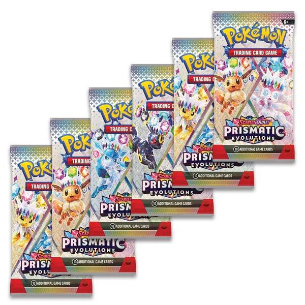 Prismatic Evolutions Booster Bundle (6 packs inside!)