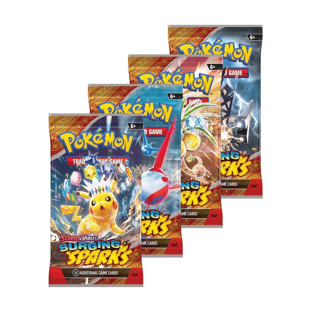 Surging Sparks Booster Packs (Opened LIVE)