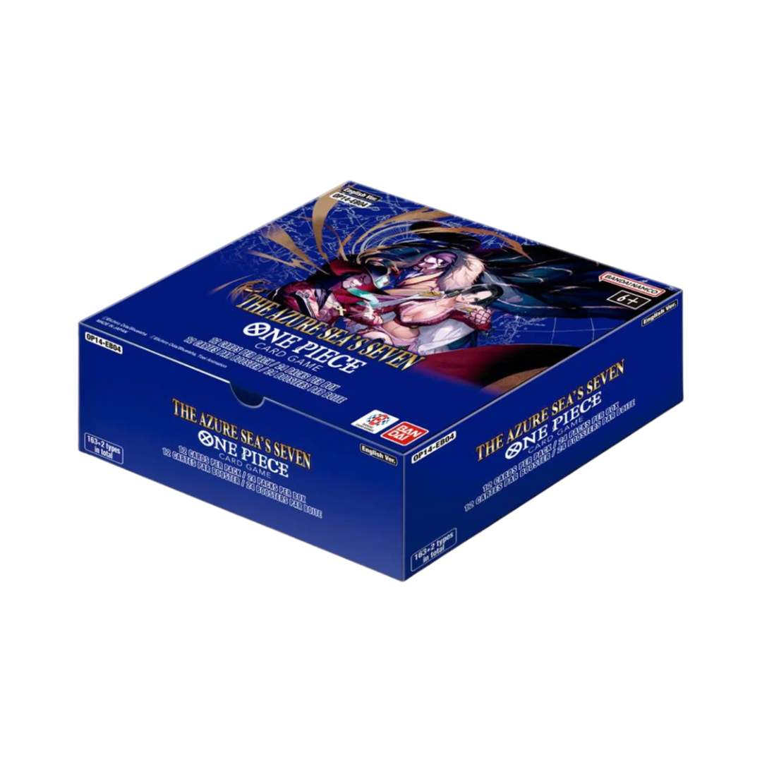 English One Piece OP14 The Azure Sea's Seven Booster Packs (Opened LIVE)