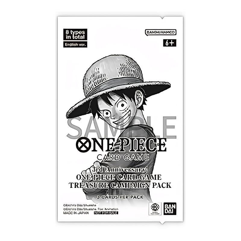 3rd Anniversary One Piece Card Game Treasure Campaign Packs