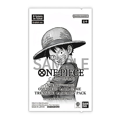 3rd Anniversary One Piece Card Game Treasure Campaign Packs