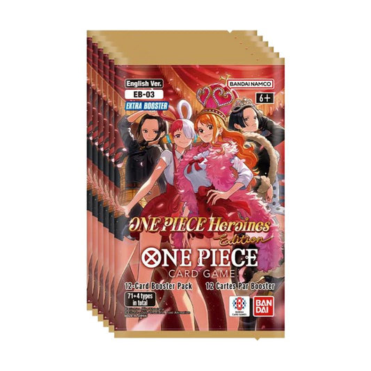 English Bandai Namco One Piece Heroines Edition EB03 Booster Packs
