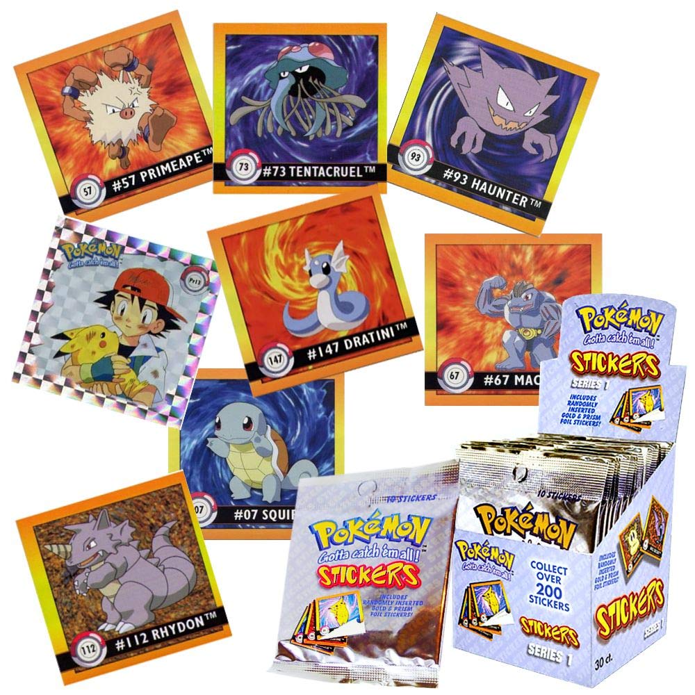 1999 Pokemon Artbox Stickers Series 1 (Opened LIVE)